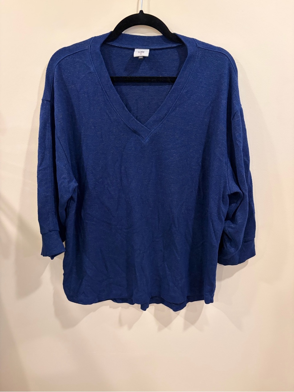 Cabi V-Neck Women's Sweater Blue Size m style#4438
